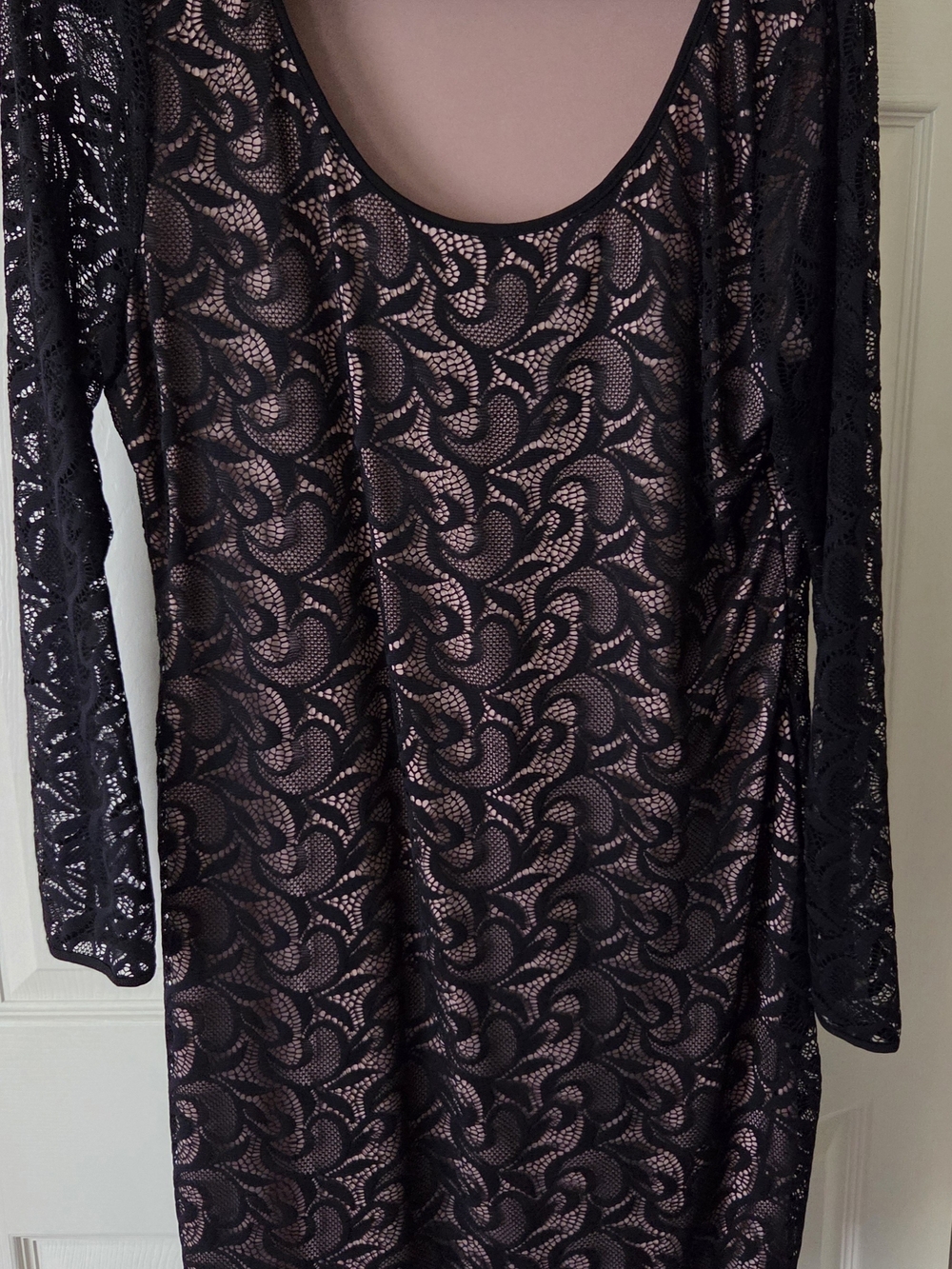 NEW!! Colleen Lopez Black Lace Dress 1X